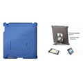 iBank(R) Rubberized Swivel Stand Back Cover for iPad 2/3/4